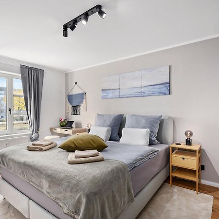 Edler Wohnraum Luxurioeses Apartment Mit Balkon, Boxspringbett, Kaffeevollautomat, Lift & Parkplatz Хемниц Экстерьер фото